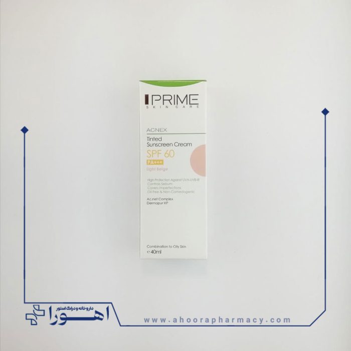 کرم ضد آفتاب رنگی پرایم SPF60