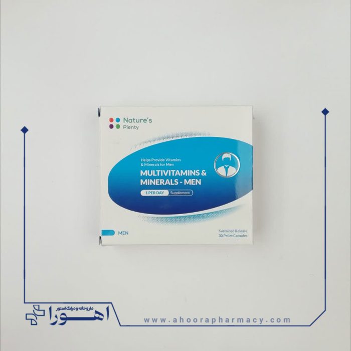 کپسول مولتی ویتامین و مینرال آقایان نیچرز پلنتی