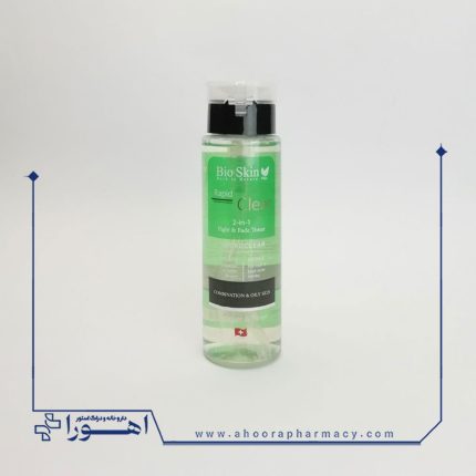 تونر 2 در 1 بایو اسکین مناسب برای پوست چرب و مختلط 200ml