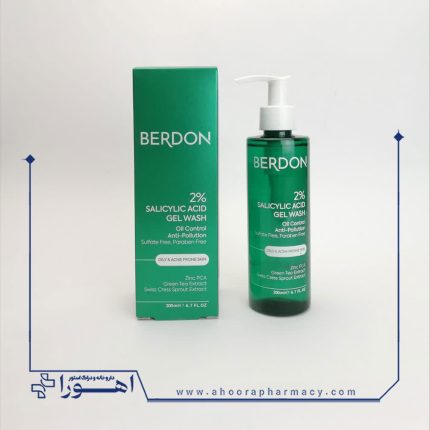 ژل شستشوی پوست چرب بردون حاوی سالیسیلیک اسید 2%