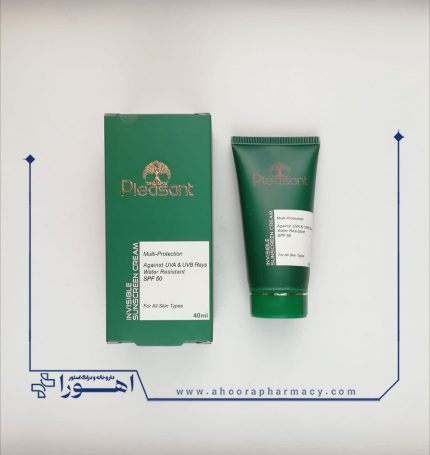 کرم ضد آفتاب SPF50 بی رنگ پلزنت 40 میلی لیتر