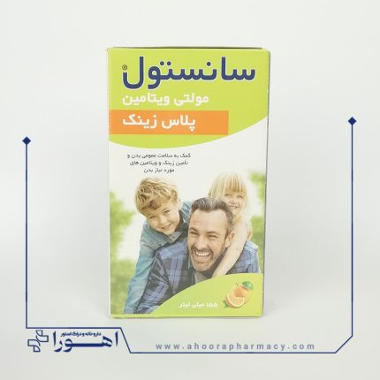 شربت مولتی سانستول پلاس زینک 155 میلی لیتر