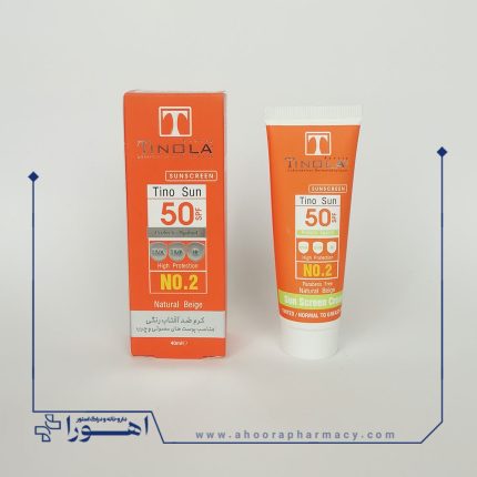 کرم ضد آفتاب رنگی تینولا برای پوست های معمولی و چرب SPF50