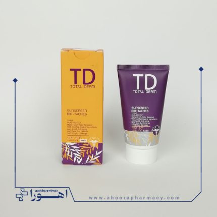 کرم ضد آفتاب ضد لک SPF50 توتال درم 50 میلی لیتر