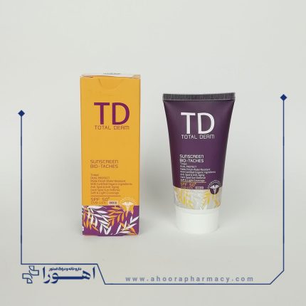 کرم ضد آفتاب ضد لک رنگی SPF50 توتال درم
