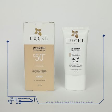 کرم ضد آفتاب و مرطوب کننده SPF50 پوست خشک و معمولی لوسل