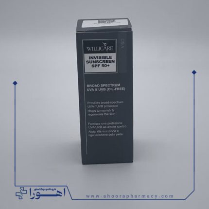 کرم ضد آفتاب ویلی کر با SPF50 بی رنگ و فاقد چربی
