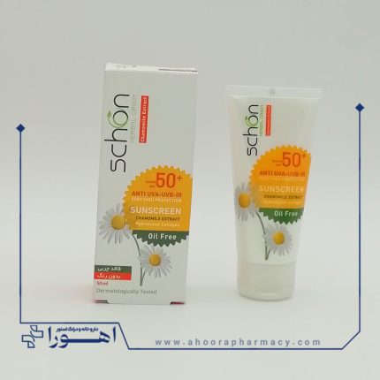 کرم ضدآفتاب شون SPF50 فاقد چربی (بی رنگ)