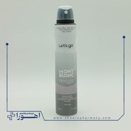 اسپری دئودورانت آقایان لتس گو مدل Mont Blanc