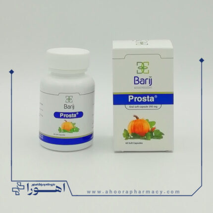 کپسول نرم پروستا 390 میلی گرم باریج اسانس ۶۰ عددی