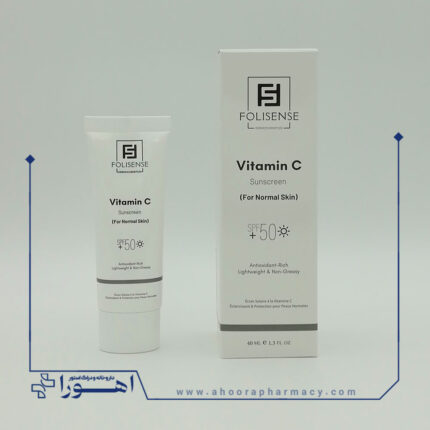 کرم ضد آفتاب SPF50 روشن کننده ویتامین C فولی سنس 40 میلی لیتر