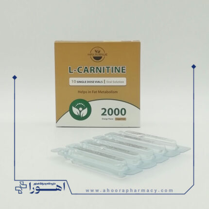 ویال ال کارنیتین 2000 میلی گرم مکس اونیو 10 عدد